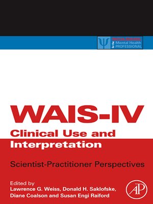 cover image of WAIS-IV Clinical Use and Interpretation